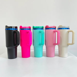 China to Canada_💎💙40oz Sapphire Blue Underneath Powder Coat Quencher Tumblers _CNPNY