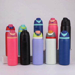 China to Canada_16oz/19oz/24oz/32oz Flip Straw Lid Insulated Stainless Steel Sports Owala Style Water Bottle for Laser Engraving_CNPNY