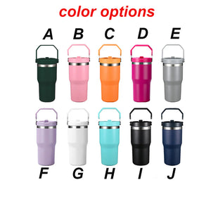 China to Canada-🔥20oz/30oz flip straw Power coat Water Bottles Kids tumblers for laser engraving_CNPNY