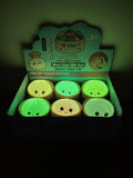 🎃💚72pcs Halloween Glow in Dark 8.5cm Realistic Steamed Bun Glitter Dumpling Squishies Toys Stress Relief Squishy Toys with Steamer_CNPNY