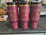 🔥30oz Mirror Gold underneath H2.0 Powder Coat Tumblers for Laser Engraving _CNPNY