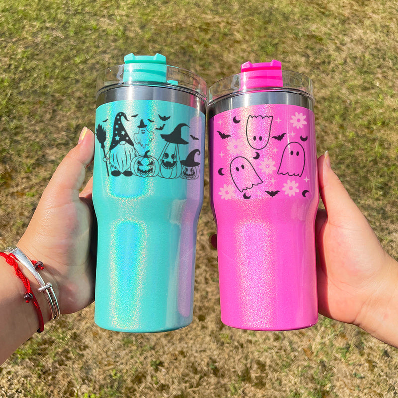 20oz blank sublimation shimmer Kids/Adult Sparkly Stanley-style Tumblers_CNPNY