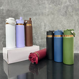 20oz Mirror Copper Plated 2 in 1 Lids Powder Coated Outdoor Sports Water Bottles 20pcs For Laser Engraving_CNPNY