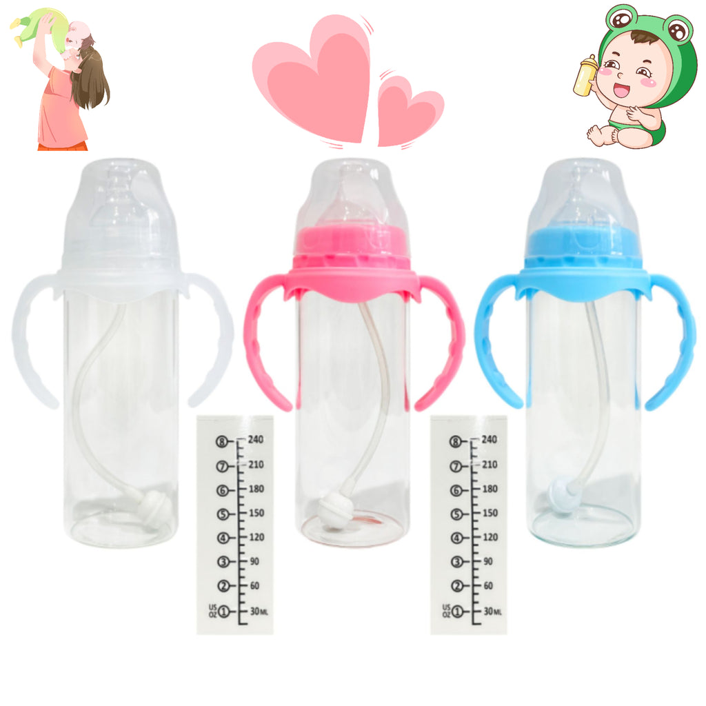 12oz Blank Sublimation Baby Milk Bottle Glass Feeding Bottle_USPNY – YPSub