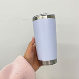 Presale USA_ 20oz Regular White Color Powder Coat Coffee Tumbler Mugs 25pcs For Laser Engraving_USPNY