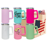 RTS USA_20oz Macaron Colors Sublimation Mugs With Removable Plastic Handle 20pcs_USPNY