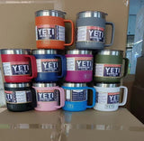 10oz/12oz Low Ball Coffee Tumblers Powder Coat Yeti Coffee Mugs for Laser Engraving_CNPNY