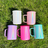 RTS USA_17oz Shimmer Glass Handle Mugs with PP Lids 25pcs for Sublimation and UV DTF Wraps_USPNY