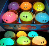 🎃💚72pcs Halloween Glow in Dark 8.5cm Realistic Steamed Bun Glitter Dumpling Squishies Toys Stress Relief Squishy Toys with Steamer_CNPNY