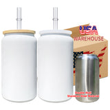 RTS USA_16oz Sublimation Stainless Steel Metal Can Tumblers Multiple options_USPNY