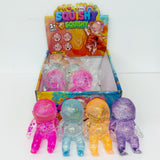 Presale USA_72pcs 14cm Baby Squishy Glitter Slow Rising Glitter Natasha Squeeze Toys_USPNY