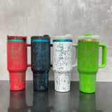 40oz Christmas H2.0 Tumbler with Engraved Grinch Laser Engraving Design 20pcs_CNPNY