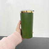 20oz Mirror Gold Plate Powder Coat Yeti Style Coffee Mugs 25pcs For Laser Engraving_CNPNY