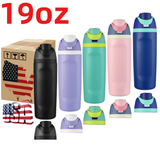 Presale USA_ 19oz Owala Stye Powder Coat Water Bottles 25pcs For Laser Engraving_USPNY