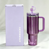 🌸Mother's Day Gift 40oz Cherry Stanley & Starbucks Quencher Tumblers 20pcs_CNPNY