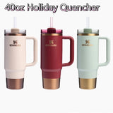 40oz limited Edition Holiday Quencher Tumblers🎉🎉25pcs Stainless Steel Quencher Tumblers_CNPNY