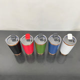 20oz Copper Powder Coat Coffee Mugs with Magnetic Slide Lids 25pcs For Laser Engraving_CNPNY