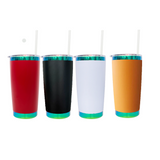 20oz Mirror Green Plated Yeti Style Powder Coat Coffee Mugs with Magnetic Lids 25pcs For Laser Engraving_CNPNY