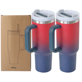 Presale USA_40oz Red Blue Ombre Painted Quencher Tumblers 20pcs For Laser Engraving_USPNY