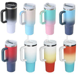 40oz H2.0 Ombre Painted Tumblers with Handle 40oz Quencher Tumbler_CNPNY