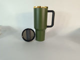 40oz Powder Coat Olive Army Green H2.0 Quencher Tumblers For Laser Engraving_CNPNY