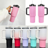 40oz Pink Black Mirror Messi X Similar Style Valentine's Day Qencher Tumblers 20pcs For Laser Engraving_CNPNY