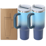 Presale USA_40oz Red Blue Ombre Painted Quencher Tumblers 20pcs For Laser Engraving_USPNY
