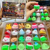 💚26boxes Squishy Toys The Grinch Christmas  Advent Calendar 2026  TPR Slow Rising Squeeze Fidget Toy_CNPNY