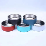 powder coat pet bowls dog/cats bowls Multiple sizes for laser engraving _CNPNY