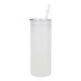 Presale USA_25oz Frosted Sublimation Glass tumblers with slide lids_USPNY