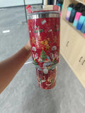 40oz H2.0 Printed Tumblers Multiple designs Christmas Halloween Print Designs_CNPNY