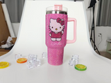 40oz Rhinestone bling tumblers Ombre colors Stanley style Bling Tumbler_CNPNY