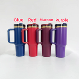 China to Canada_🔥40oz Mirror Gold underneath Christmas Colors Powder Coat Quencher Tumblers For Laser Engraving_CNPNY