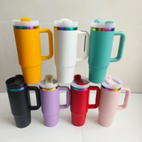 30oz🌈Rainbow H2.0 Tumblers powder coat Quencher Tumbler 20pcs a case_CNPNY