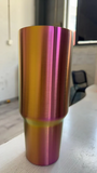 RTS China_20oz Mirror Copper underneath Powder Coated Stainless Steel Straight Skinny tumblers for laser engraving_CNPNY