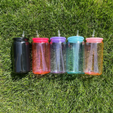 RTS USA_🔥16oz Jelly colors Acrylic Plastic can with Straw Same Shape of Glass Cans for Vinyl/UV DTF Wraps_USPNY