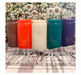 16oz Sublimation Glass Cans Autumn and Winter Christmas Colors Glass tumblers _CNPNY