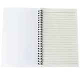 RTS USA_White Sublimation Blank A5 Notebook 50pcs Pack_USPNY