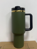 China to Canada_40oz Powder Coat Olive Army Green H2.0 Quencher Tumblers For Laser Engraving_CNPNY