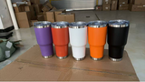 30oz Yeti-Style Powder Coated Vacuum Insulated Stainless Steel Coffee Mugs for Laser Engraving_CNPNY