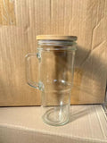 24oz Glass Mason Jars Bamboo Lids Glass Handle Mugs 24pcs _CNPNY