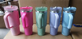 40oz Macaron Colors Sublimation ProTour Lids Qencher Tumblers with No Spill Leak Proof Lids 20pcs_CNPNY