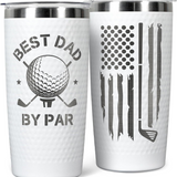 20oz Golf Ball design Travel Mugs Coffee Mugs 25pcs For Laser Engraving_CNPNY