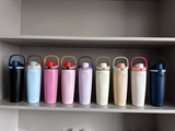 Outdoor 30oz Owala Style Flip Straw Handle Water Bottles 25pcs for Laser Engraving_CNPNY