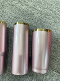 20oz/30oz Rose Gold Color Mirror Gold Underneath Sublimation Skinny/Flip Straw Tumblers _CNPNY