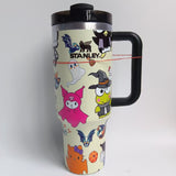 👻🎃🍬40oz Halloween Design Stanley Quencher Tumblers 20pcs _CNPNY