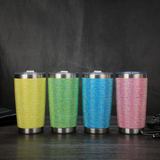 20oz Coffee Mugs Tapered Shape Bling Rhinestone Tumblers 25pcs Pack_CNPNY