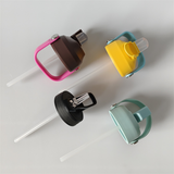 12oz Powder Coat Leak Proof Flip Straw Lids Kids Water Bottles 25pcs For Laser Engraving_CNPNY