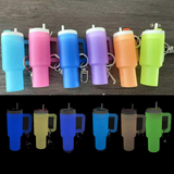 100pcs Glow in Dark Stanley Keychain Chapstick Holder 30oz 40oz Keyring Tumblers Tumbler Accessories_CNPNY