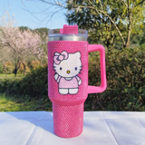 40oz Hello Kitty Print Bling Rhinestone Tumblers 20pcs Pack_CNPNY